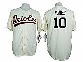 Baltimore Orioles #10 Adam Jones Mitchell And Ness Cream 1954 Turn Back The Clock Stitched Jersey JiaSu,baseball caps,new era cap wholesale,wholesale hats